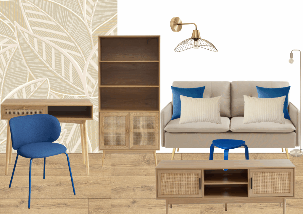 Planche shopping - décoration d'intérieur Rouen - appartement locatif